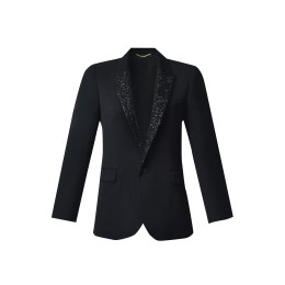 SKLS035 manufacture short blazer, design heavy industry sequin lapel blazer, blazer center embellished blazer SKLS035 manufacture short blazer, design heavy industry sequin lapel blazer, blazer center embellished blazer